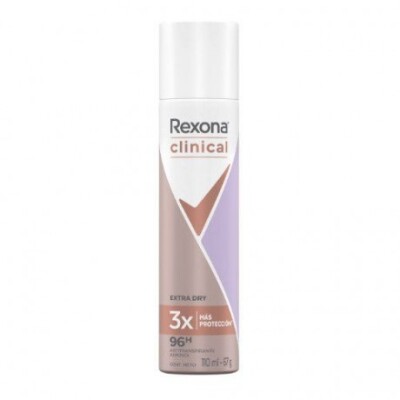 Desodorante Aerosol Rexona Clinical Extra Dry 110 Ml. Desodorante Aerosol Rexona Clinical Extra Dry 110 Ml.