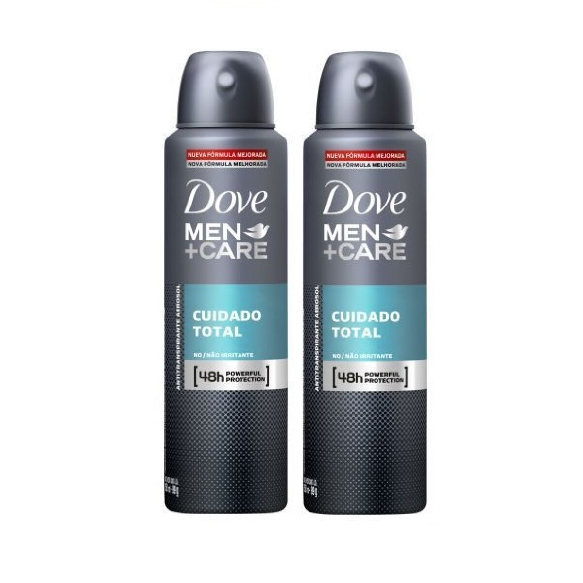 Desodorante Dove Men Care Cuidado Total 150 Ml. 2 Uds. 