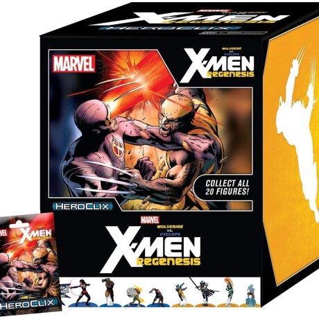 Marvel HeroClix: Wolverine vs. Cyclops X-Men Regenesis Gravity Feed Marvel HeroClix: Wolverine vs. Cyclops X-Men Regenesis Gravity Feed