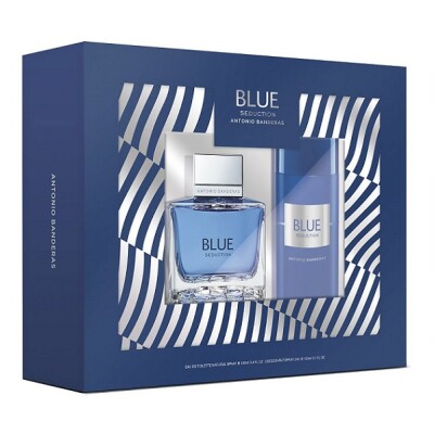 Perfume Antonio Banderas Blue Seduction 100 Ml + Desodorante En Aerosol 150 Ml. Perfume Antonio Banderas Blue Seduction 100 Ml + Desodorante En Aerosol 150 Ml.