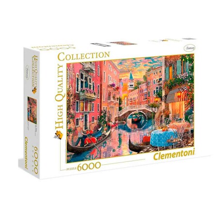 Puzzle Clementoni 6000 piezas Atardecer en Venecia 001