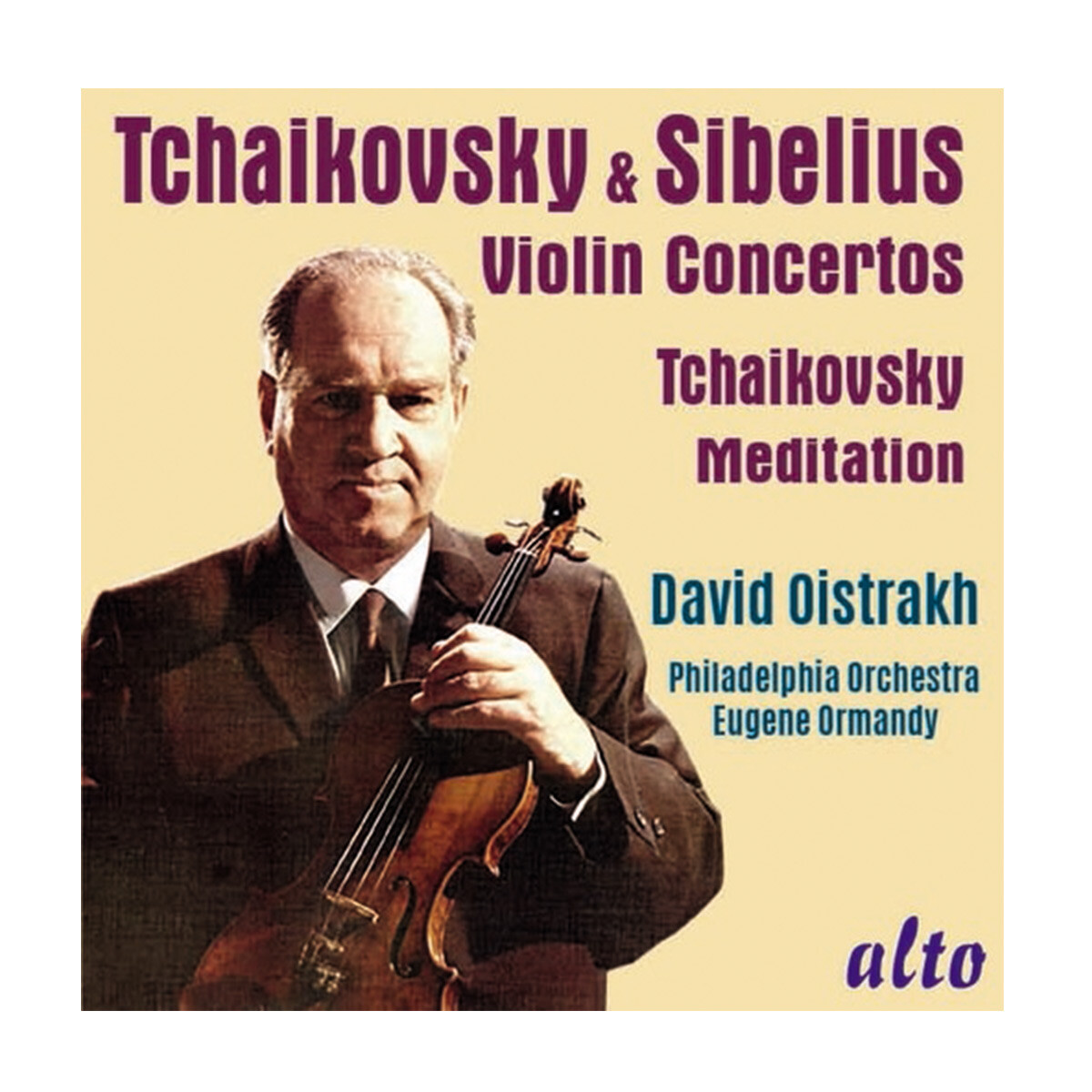 Oistrakh, David / Philadelphia Orchestra - Tchaikovsky & Sibelius Violin Concertos Meditation 