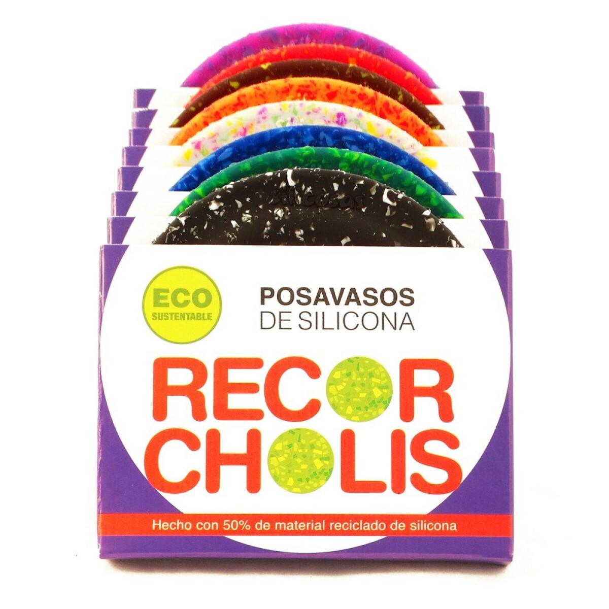 PosaVasos Silicosas Recorcholis x 4 unidades. - 000 