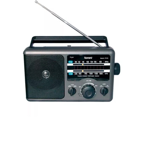 Radio De Mesa Portatil Microsonic Am Y Fm 220v 4 Pilas 001