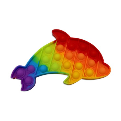 Juego Didactico de Silicona Pop It Delfin Multicolor 001