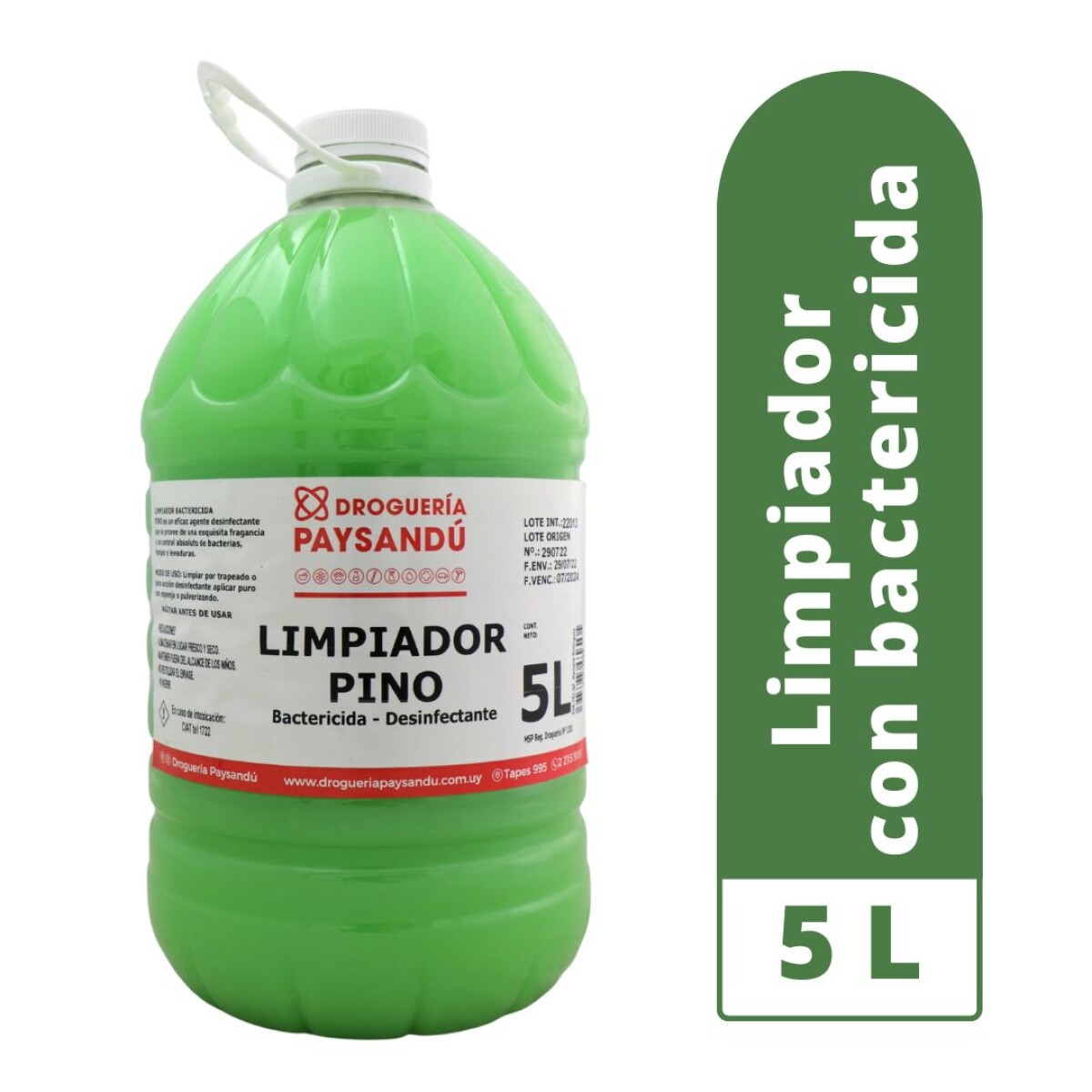 Limpiador Pino Fresh con Bactericida - 5 L 