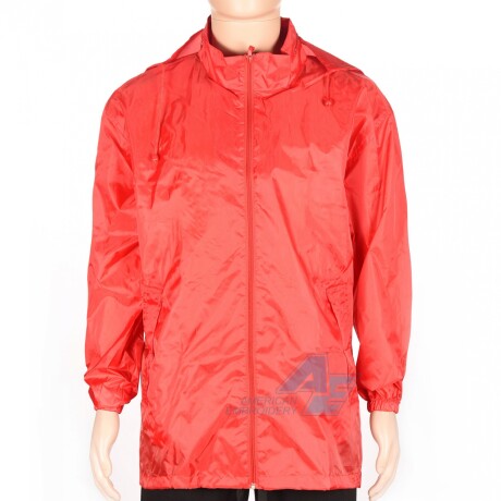 Campera impermeable Rojo