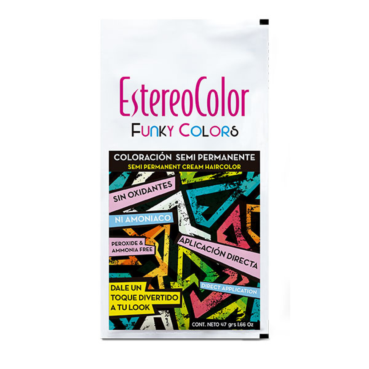 Tintas Funky EstereoColor - Turquesa Pastel Candy 