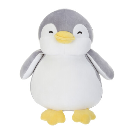 Peluche Pingüino mediano gris