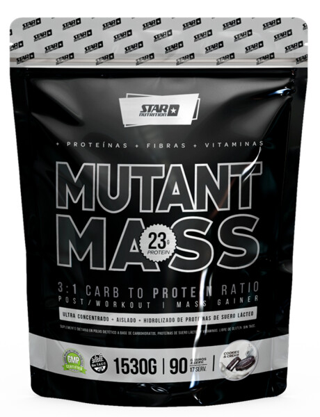 Suplemento Mutant Mass N.O. Star Nutrition cookies and cream 1.5kg Suplemento Mutant Mass N.O. Star Nutrition cookies and cream 1.5kg