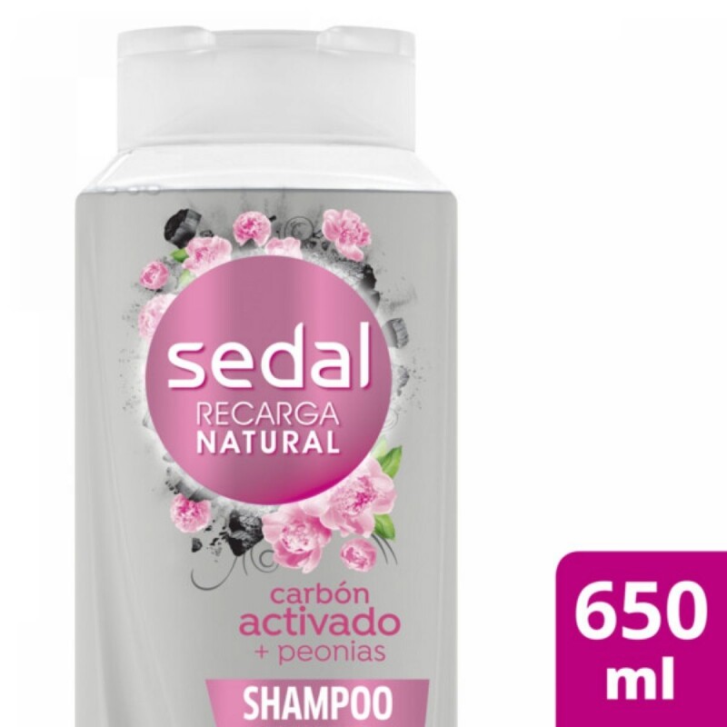 Shampoo Sedal Carbón Activado y Peonias 650 ML