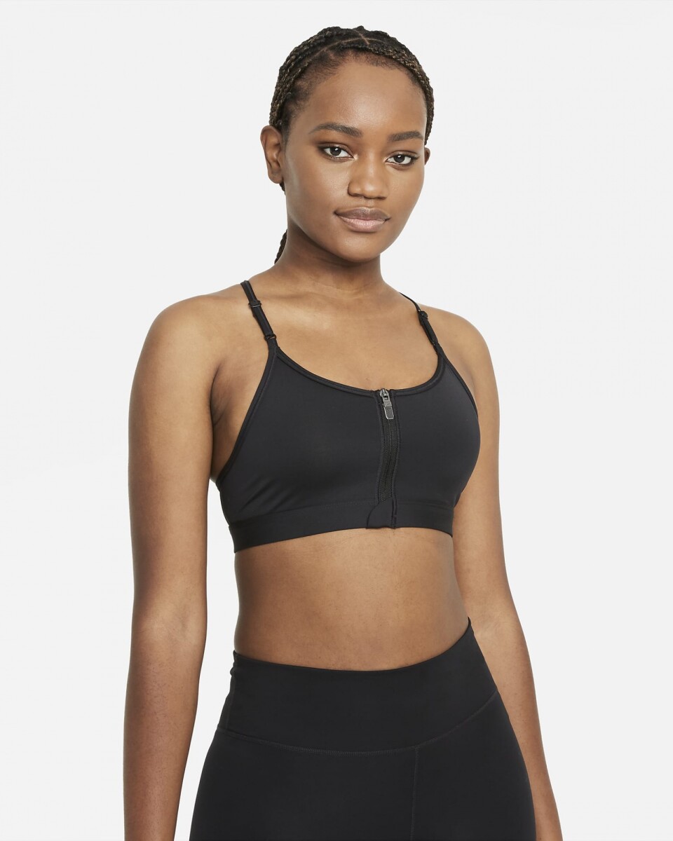 Top Nike Dri-fit Indy Zip Front 