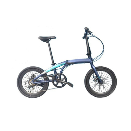 Java - Bicicleta de Ciudad Plegable Zelo Rodado 20" , 7 Velocidades. Color: Azul. 001