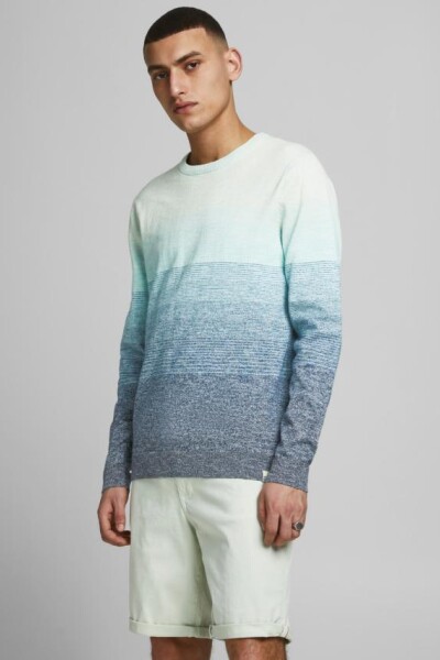 Sweater Teñido Degradé Pale Blue