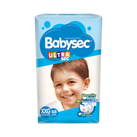Pañales de Bebé BABYSEC Ultra Talle XXG x48 Pañales de Bebé BABYSEC Ultra Talle XXG x48