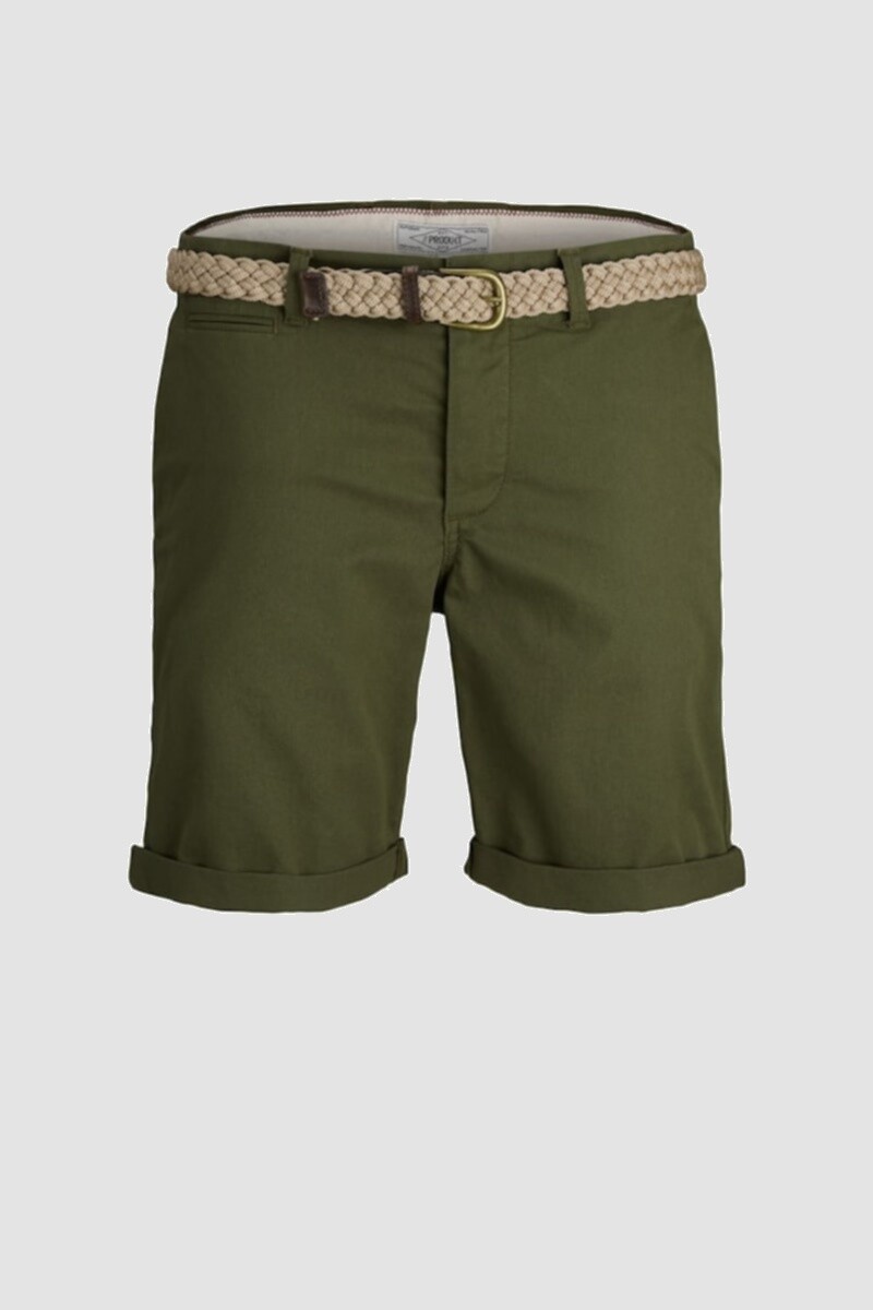 Short bowie con cinto - Olive Night 