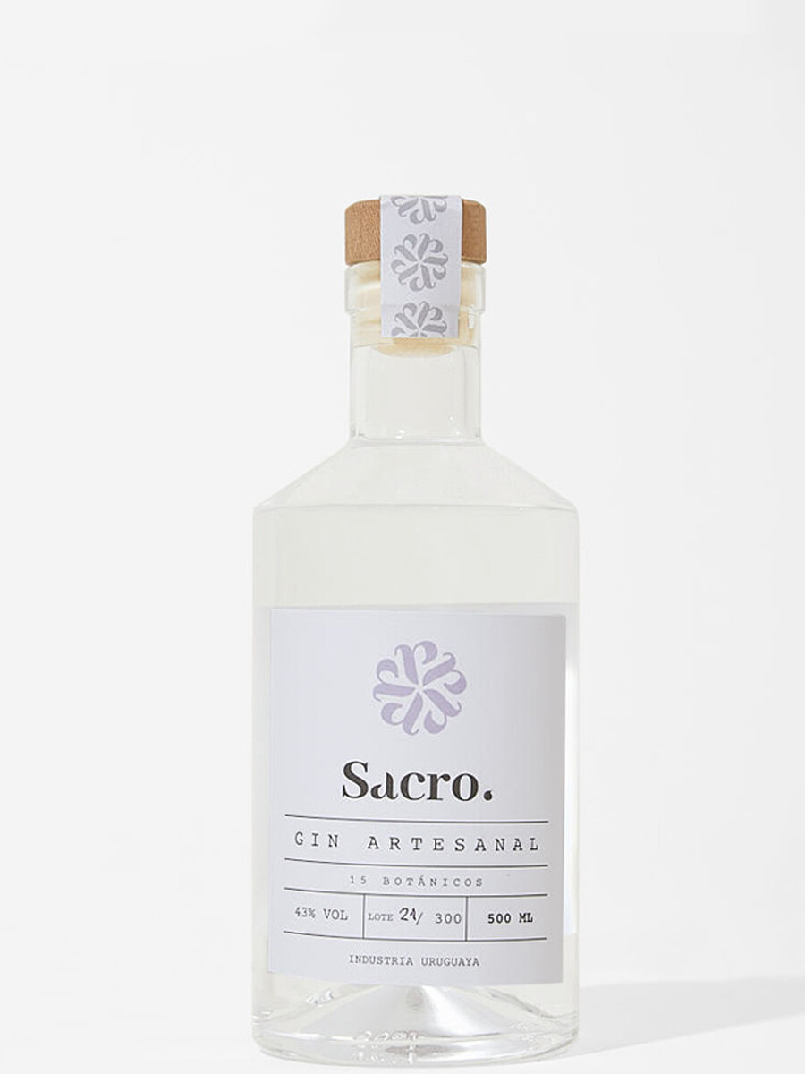 Gin artesanal Sacro 500 