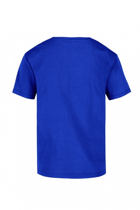 Camiseta a la base niño Azul royal