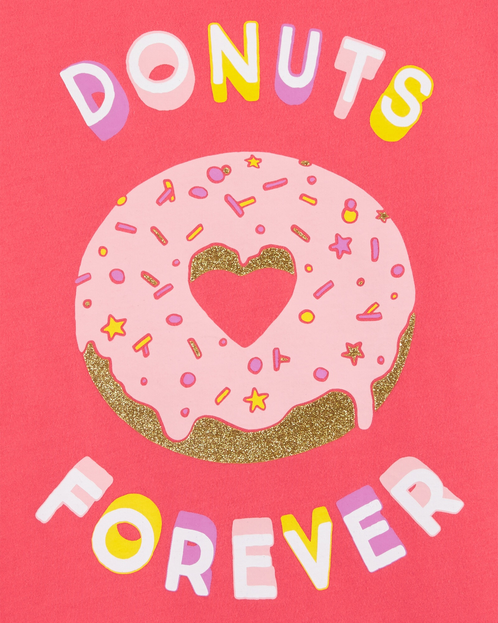 Remera Manga Corta Algodón "Donuts Forever" 0