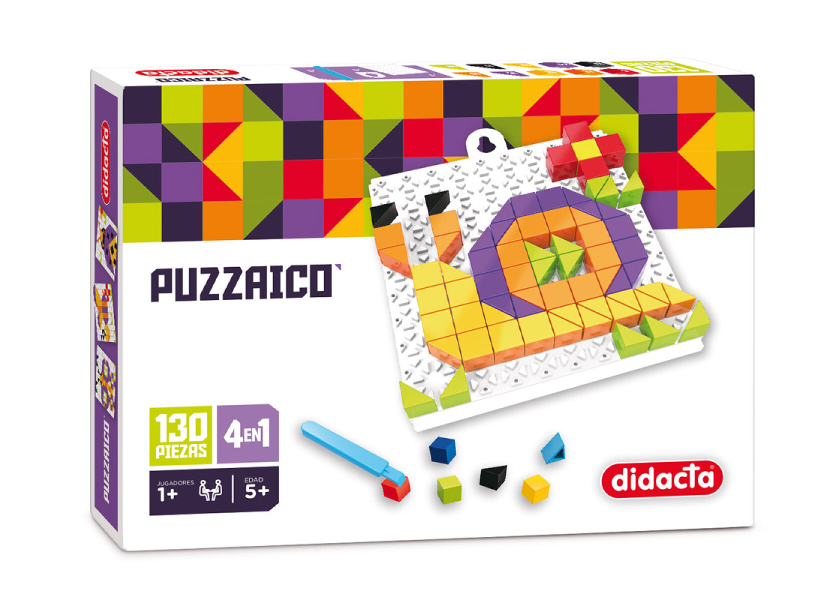 Puzzle Encastrable Didacta Puzzaico Caracol - 001 