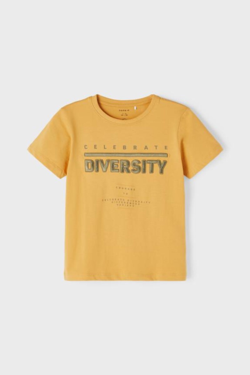 Camiseta estampada manga corta Spruce Yellow