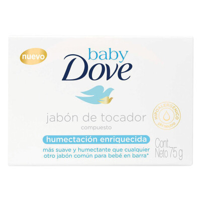 Jabón Dove en Barra Baby Hidratación Enriquecida 75 GR