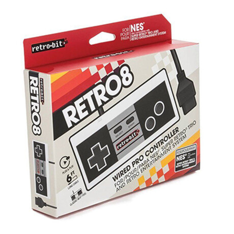 Control Retro Bit - Retro 8 - Modelo Nes Control Retro Bit - Retro 8 - Modelo Nes