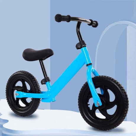 Bicicleta infantil chivita sin pedal resistente color CELESTE