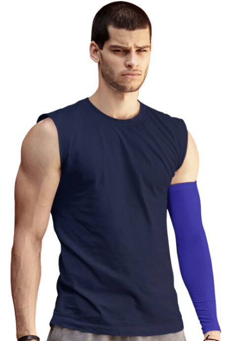 Camiseta a la base sin mangas Azul marino
