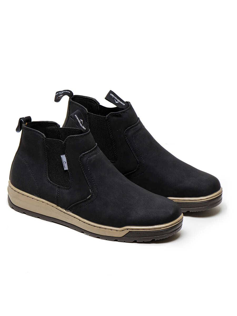 Zapato Bota SA-01 - Negro 