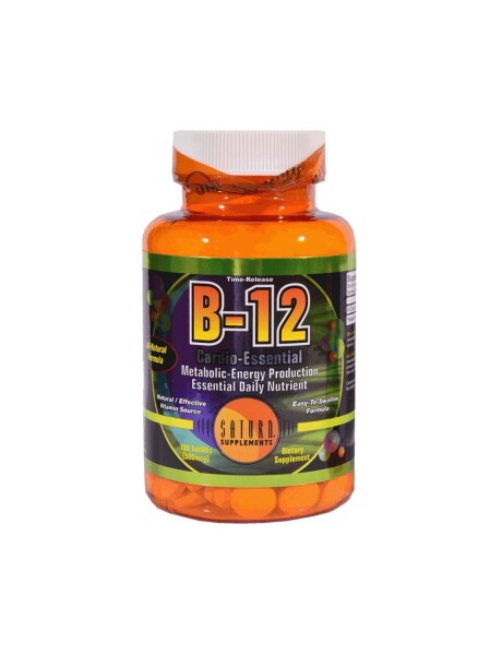 Suplemento nutritivo Saturn - Vitamina B12 100 cápsulas Suplemento nutritivo Saturn - Vitamina B12 100 cápsulas