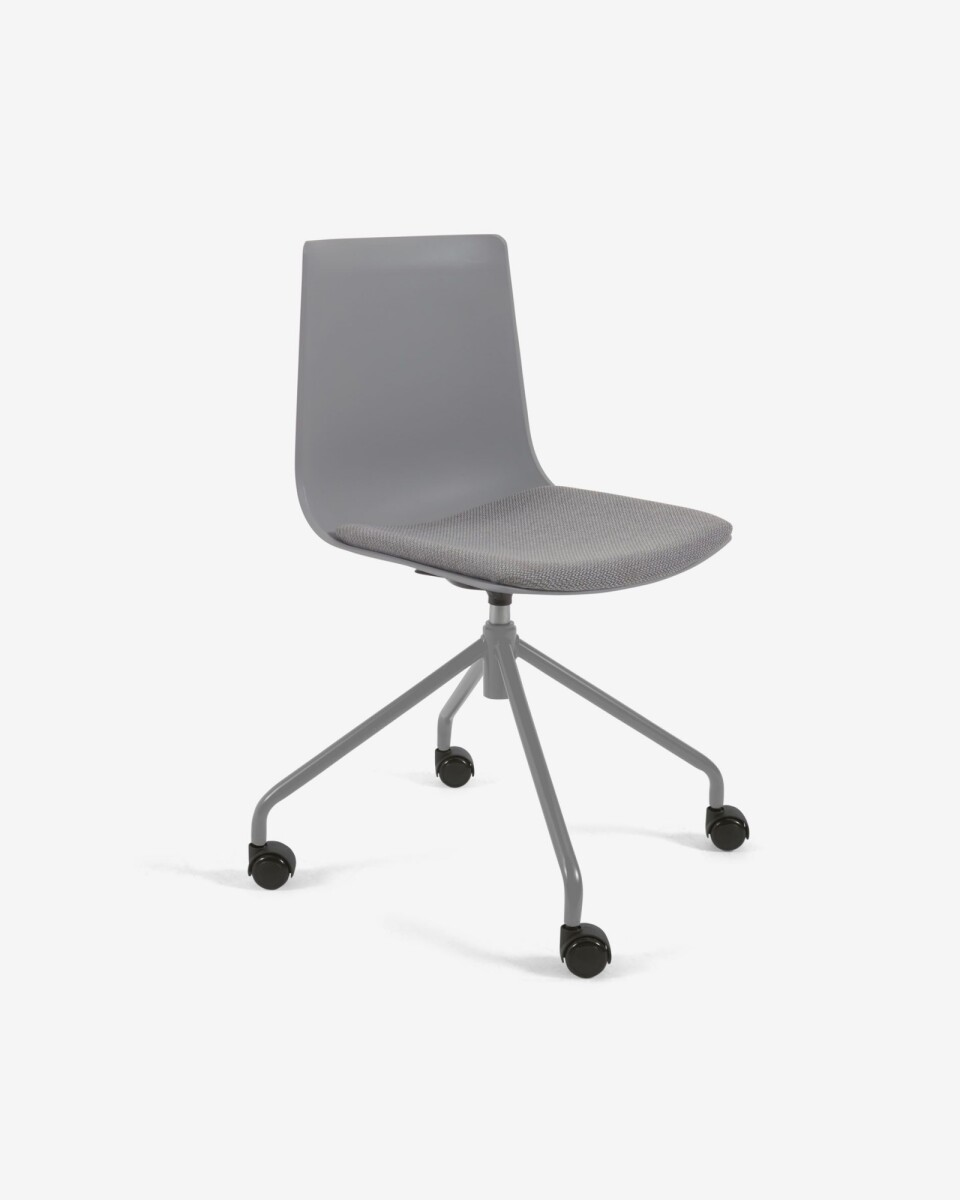 Silla de escritorio Ralfi - gris con asiento gris oscuro 