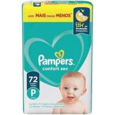 PAÑALES PAMPERS CONFORT SEC TALLE P X 72 PAÑALES PAMPERS CONFORT SEC TALLE P X 72