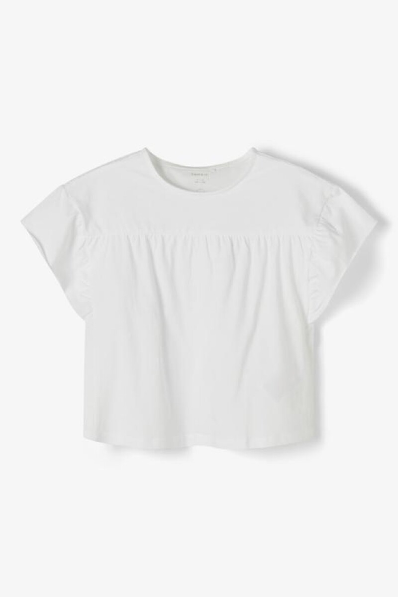 Camiseta manga corta Bright White