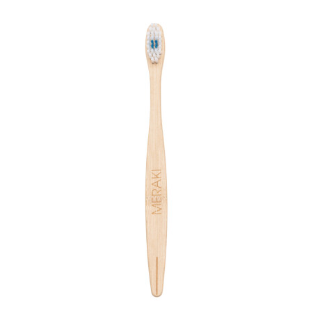 Cepillo De Bambú Suave Para Adulto Azul Unica
