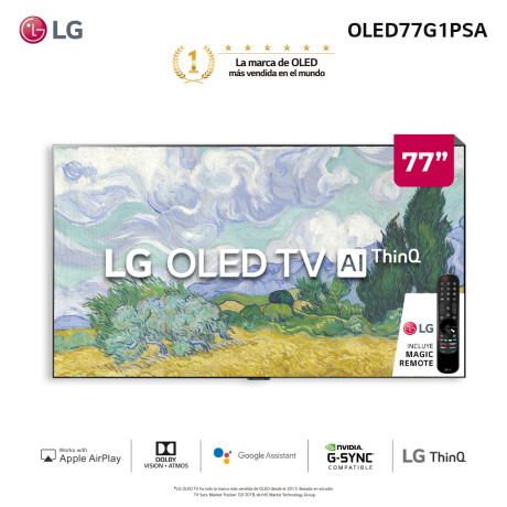 Smart TV OLED 77" OLED77G1 AI LG Smart TV OLED 77" OLED77G1 AI LG