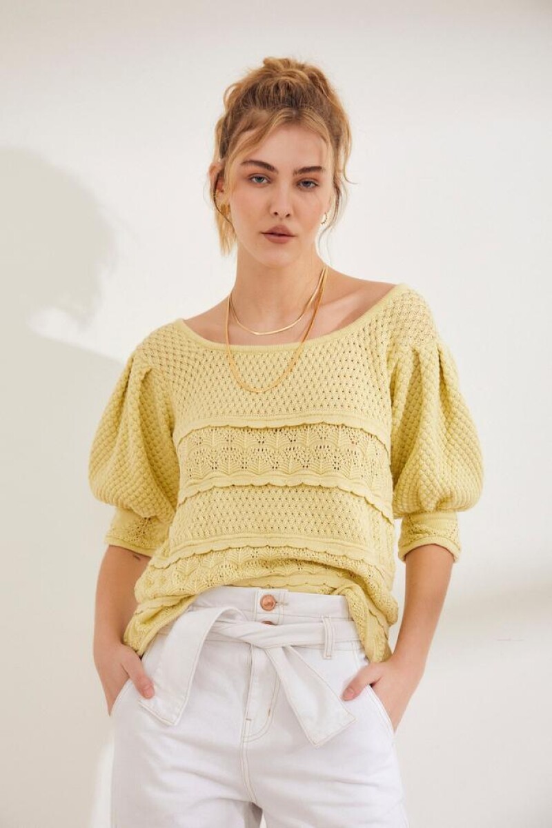 SWEATER LAURIE - AMARILLO 