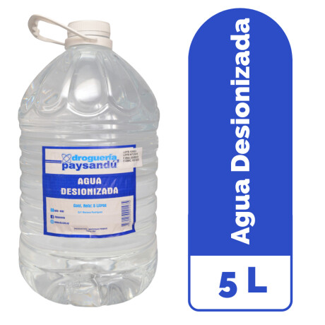 Agua Desionizada 5 L