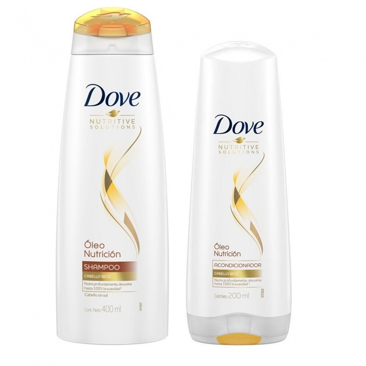 Shampoo Dove Oleo Nutrición 400 Ml + Acondicionador 200 Ml 