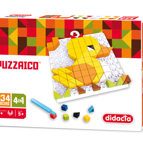 Puzzle Encastrable Didacta Puzzaico Pato 001