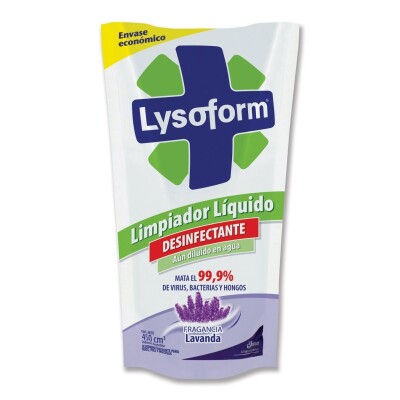 Limpiador Líquido Lysoform Doy Pack Lavanda 420 ML