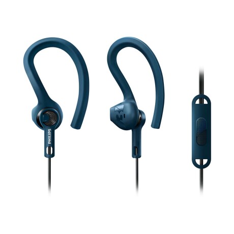 Auriculares Philips In Ear Deportivos SHQ1405BL/00 001