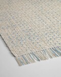 Alfombra Nur 100% algodón orgánico (GOTS) azul 70 x 140 cm