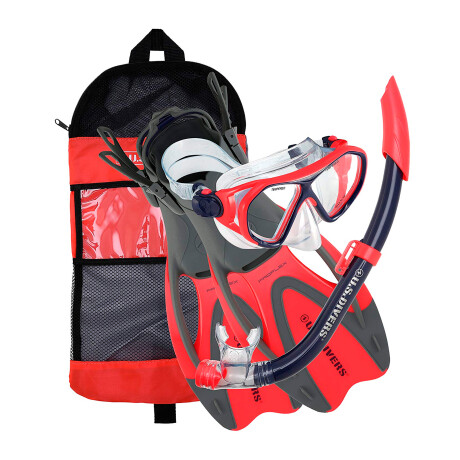 Us Divers - Kit para Agua Niño 6+ Dorado Ii / Seabreeze Jr / Proflex Jr / Gear Bag SS172113 - Sm (9 001