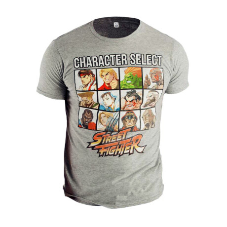 Remera Street Fighter Character Select Remera Street Fighter Character Select