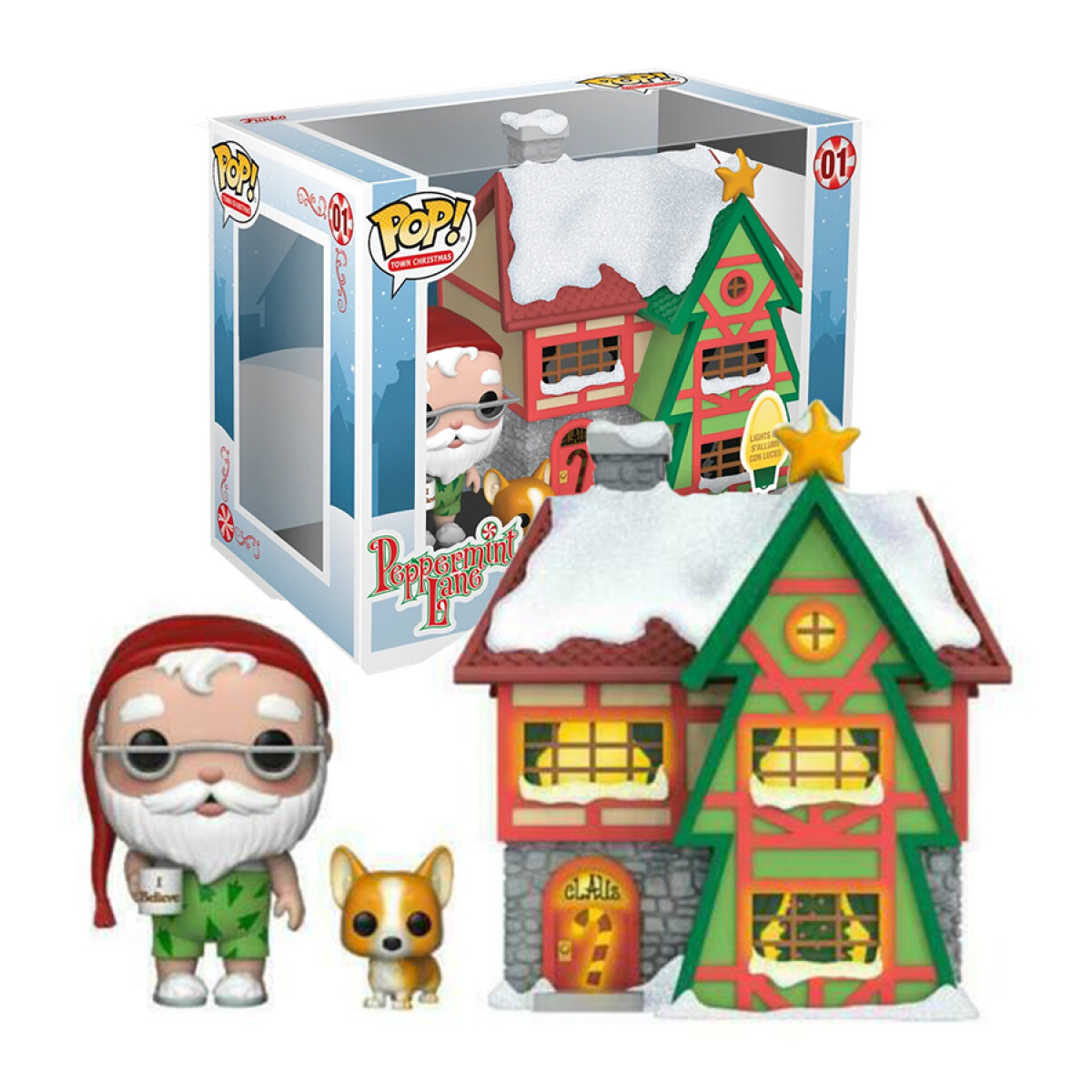 Santa Claus & Nutmeg With House - 01 