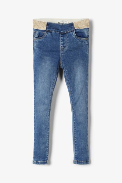 Jeans Elastico Medium Blue Denim
