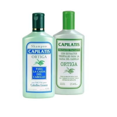 Shampoo Capilatis Ortiga Cabellos Grasos 410 Ml + Acondicionador 410 Ml. Shampoo Capilatis Ortiga Cabellos Grasos 410 Ml + Acondicionador 410 Ml.