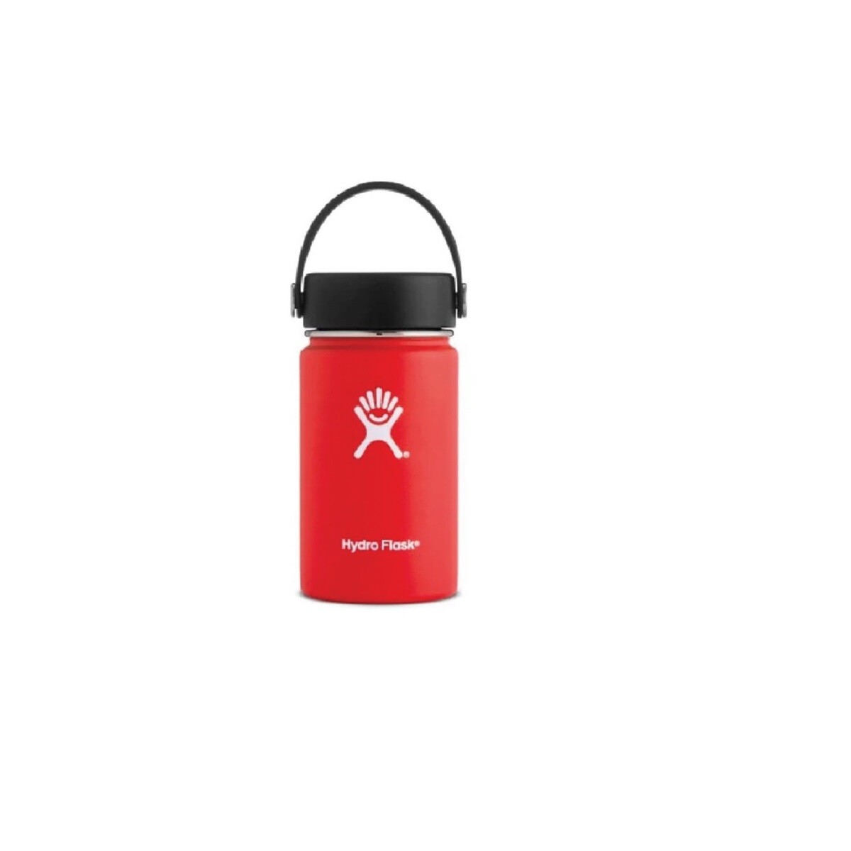 BOTELLA 12 OZ WIDE MOUTH WITH FLEX CAP AS Red