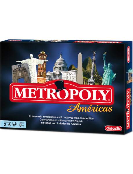Juego de mesa Metropoly Américas Didacta Juego de mesa Metropoly Américas Didacta